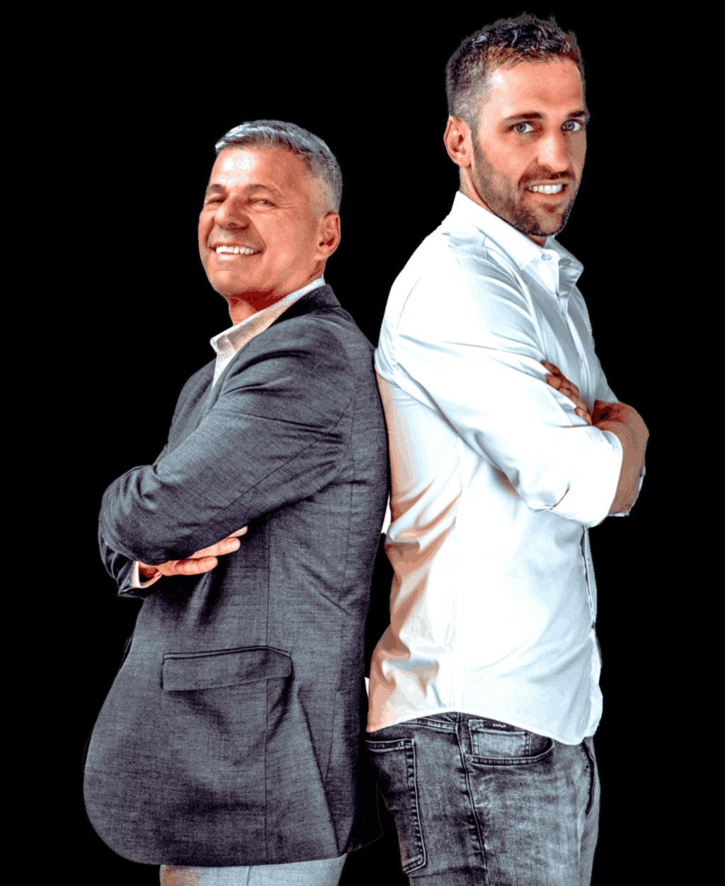 Familia Bezruk crusada de brazos